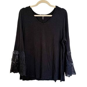 Lemon Tart Lace Bell Sleeve Blouse